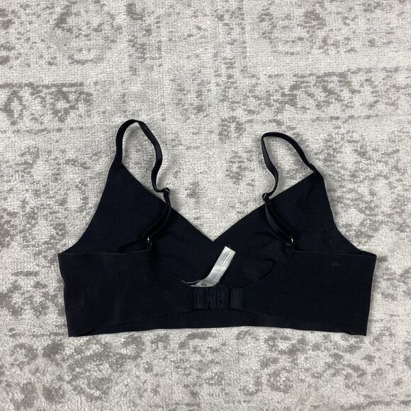 Victoria's Secret PINK Bralette Black Seamless Unpadded Adjustable Size Medium - Picture 2 of 5